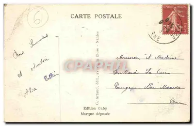 Bagnolles-de-l'Orne — Avenida do Dante — Saby — Verso