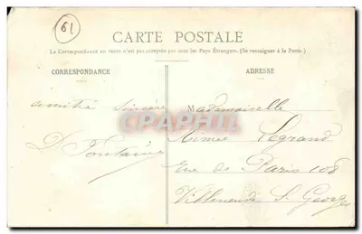 Sées (Orne) - La Halle — Collection E. Pasquis, photographe-éditeur, & Laigle (Orne) — Verso
