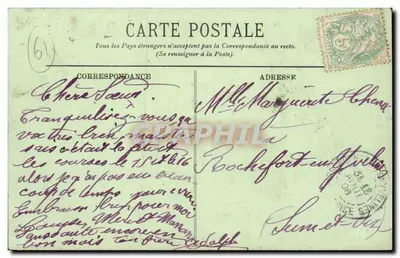 Arredores de Bagnoles-de-l'Orne — O Castelo do Bois du Maine — LL. — Verso