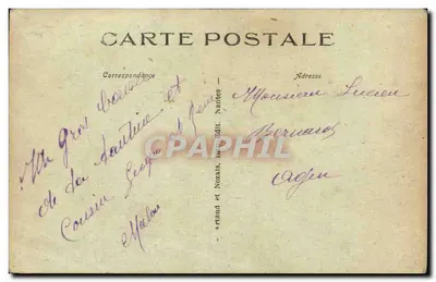 Le 5-Mais « Francja » w burzy — Stara pocztówka n°112 — Arraud et Nozais, impr. Edit. — Rewers