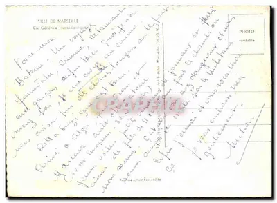 Navio a vapor — Cidade de Marselha — Cidade de Marselha — Verso