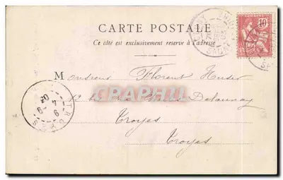 Lamartine w wieku 70 lat — po Janet Lange — B F CHALON-SAONE — Rewers