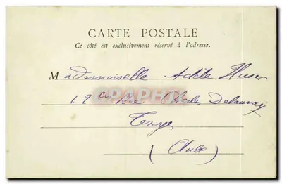 Pouguès-les-Eaux — La Source — B.F., Paryż — Rewers