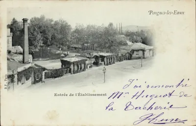 Entrada do Estabelecimento — Pouguès-les-Eaux — B.F., Paris