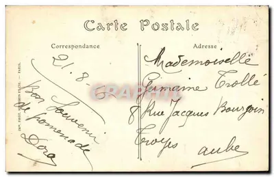 Chalon-sur-Saône — Petit Creusot, « Mangini », na Saône « Marine Française » — P. O. Edit. — Rewers