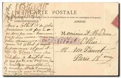 Młoda kobieta w stroju maconnais — B. Verrier, Chalon-sur-Saône — nr 7 — Rewers