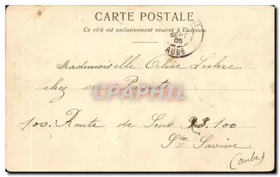 Montceau-les-Mines - Vista da Bourbince no Porto — G. Courcol, editor e Glietta, fot. Nice — Verso