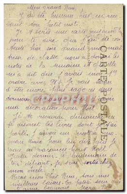 AUTUN — Szkoła Kawalerii — Fototypia J. Coquegniot, Autun — Rewers