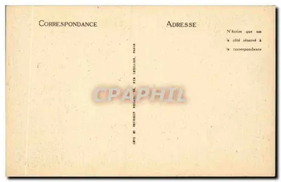 Autun - Interior da Catedral de São Lazaro — Editor Taverne & Impr. Autun, n° 57 — Verso