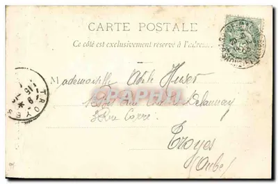 St-Pierre - Studierzimmer von Lomarfine — B.F. Chalon-sur-Saône — Rückseite
