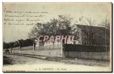 Le CREUSOT - Les Ecoles — B. F. CHALON-SUR-SAONE, n°13
