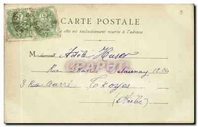 Le CREUSOT - Les Ecoles — B. F. CHALON-SUR-SAONE, n°13 — Verso
