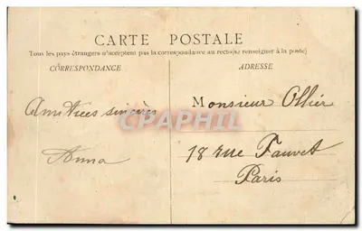 Chalon-sur-Saône — Most Genise i Wielka ulica św. Laurent — B.F.C. n°35 — Rewers