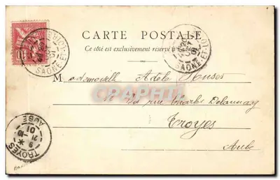 Cluny — Klasztor — B. F. Chalon-s.-Saône — Rewers