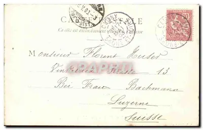 Cluny — Klasztor — B. F. CHALON-S-SAÔNE — Rewers