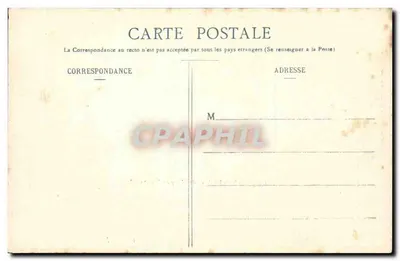Cluny — Ogólny widok Abbatii Cluny w XVII wieku — Grand Bazar E. Guérin - Fototypia A. Bageret i Cie, Nancy — Rewers