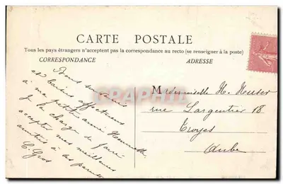 Cluny — Conjunto da Antiga Abadia — B. F. Chalon s/ Saône, n° 40 bis — Verso