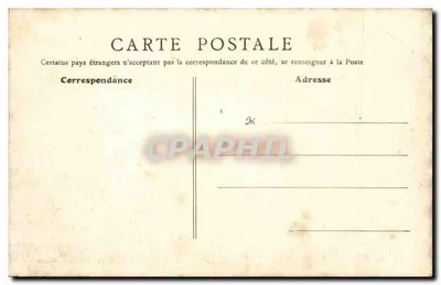 Mâcon — Hotel Sennecé i Akademia — wydawca: Laure, księgarz, Mâcon — Rewers
