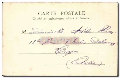 Pougues-les-Eaux — O Parque — B.F. Collages — Verso