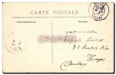 Nevers - La Porte du Croux — B.F., Paryż, n°43 — Rewers
