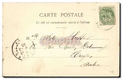 Nevers — Torre do Palácio Ducal — Livraria Th. Roppleau, Nevers — Verso