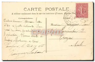 Mesves — Zamek Mouron, Front główna — Wydawca nieznany, n° 346 — Rewers