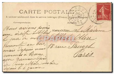 Rouy — Grande Rue — Bluzat Vins en Gros — Roubé Chatillon — Achterkant