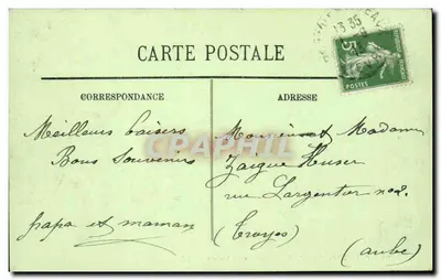 Pouguès-les-Eaux — Pavilhão das Fontes — LL. — Verso