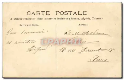 Camponesa Nivernaise — Fantaisie L. A. — n°2 — Verso