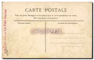 Vista da cidade e do porto — Le Petit Journal — L.V. & Cie — Verso