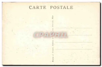 Souvenir Francês — Cemitério de Bandes — 1893 — Editor: Roston e Manier, Nice — Verso