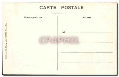 Carnaval di Nizza XXXIX — Carro della Signora del Carnaval — Progetto S. M. Biasini, Costruttore Spagnolo — Verso