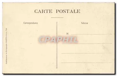 Théoule — Vórtice da Aiguille, Estérel — Edição Gilletta, fot. Nice, n° 567 — Verso