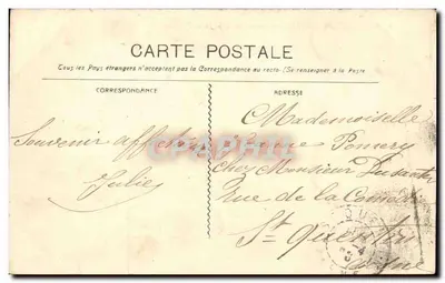 Nice - Nowe Ogrody widok z Promenady Jetée — Guende fot. Marville, n°1631 — Rewers