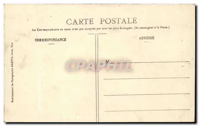 NICE - Aleja Gare - Notre-Dame — Wydawnictwo Giletta, fot., Nice, nr 50 z kolekcji artystycznej — Rewers