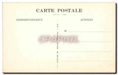 La Turbie (A.-M.) — Vista Geral da Principalidade de Mônaco — Editor Rostand e Renaud, Nice — Verso