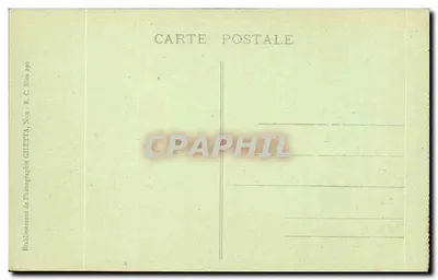 Ilha de Saint-Honorat — Os monges de Lérins puxando o canhão com amarras para realizar um resgate — Propriedade exclusiva da Abadia — Verso