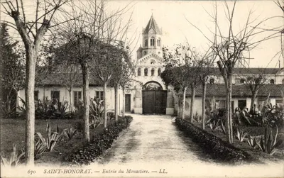 Saint-Honorat — Entrada do Mosteiro — LL.