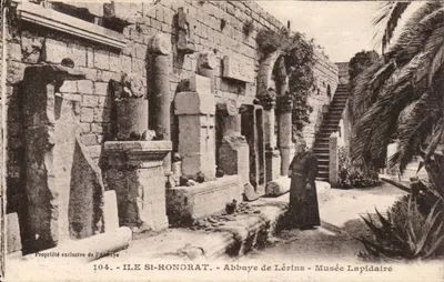 Abadia de Lérins — Museu Lapidário — Editor Giletta, Nice