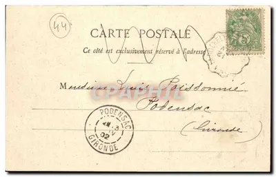 NANTES - La Préfecture — A. Thurat, editor, Nantes — Reverso