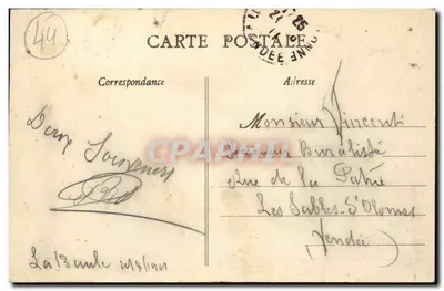 La Baule (Loire-Inf.) — Budowa zamku — Ariana Rozais, Nantes, n°773 — Rewers