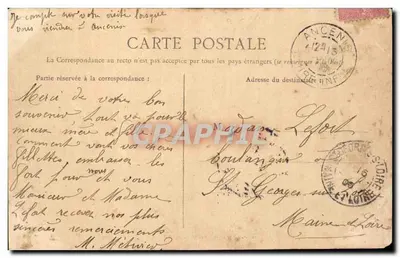 Ancenis — Velho Castelo — D. Lonein, Ancenis — Verso