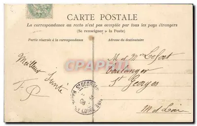Ancenis — O Calvário — Editor La Fédérale Ancenis — Verso