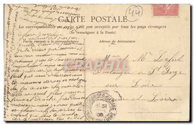 La Turmelière w Liré — Ancenis — D. Loncin — Rewers