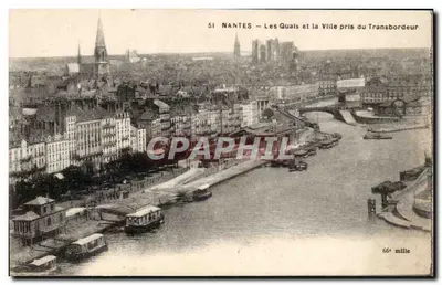 NANTES — Os Quais e a Cidade vista do Transbordeur — 664 mil
