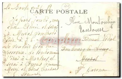 La Baule (L.-Inf.) — Paludier auf Ausflug — Phototypie Vassellier, Nantes — Rückseite