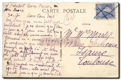 LA BAULE-sur-MER (Loire-inf.) — En el Boulevard des Dunes — F. Chapeau, editor — Reverso