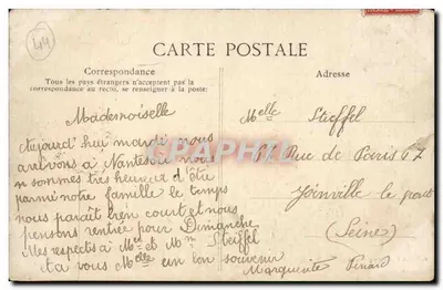 NANTES — Murallas del Castillo, junto al Loira — Edición EID, n° 391 — Reverso