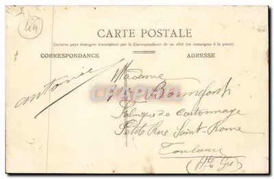 NANTES — Escadaria de Santa Ana — Galerias — Editor: Louis Baudoin & Cie, n°28 — Verso