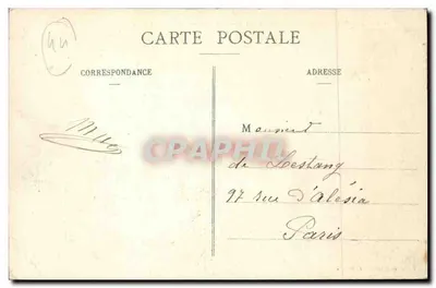 St-NAZAIRE - Nova Entrada - Antes do Portão (120 metros de distância entre os Musoirs das duas Pontas) — Coleção Delaveau, n° 898 — Verso